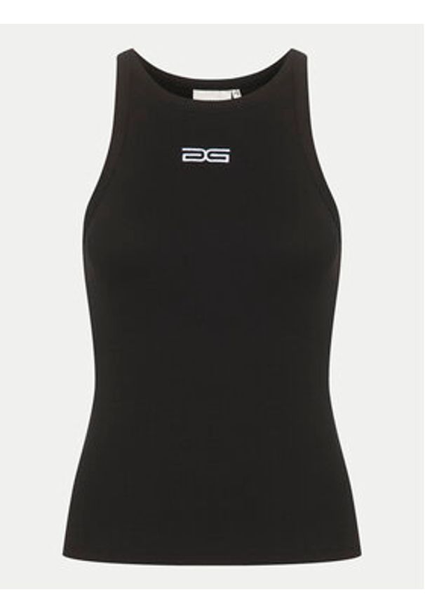 GESTUZ - Gestuz Top Drew 10909027 Czarny Slim Fit. Kolor: czarny. Materiał: bawełna