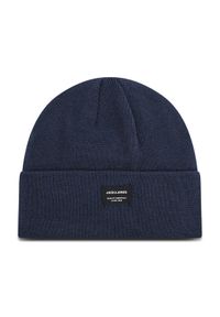 Jack & Jones - Jack&Jones Czapka Jacdna Beanie Noos 12092815 Granatowy. Kolor: niebieski. Materiał: materiał