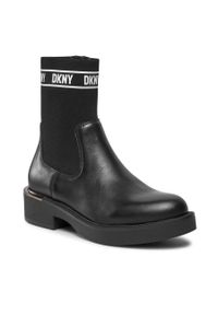 Botki DKNY Tully K3317661 Black/White 5. Kolor: czarny #1