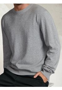 Sinsay - Sweter z długim rękawem - szary. Kolor: szary. Długość rękawa: długi rękaw. Długość: długie
