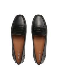 Geox Mokasyny D Kosmopolis + Grip D35RCA 00043 C9999 Czarny. Kolor: czarny. Materiał: skóra #5
