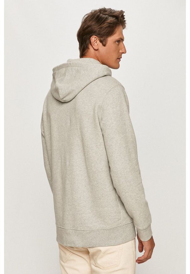 Levi's® - Levi's - Bluza. Okazja: na spotkanie biznesowe, na co dzień. Kolor: szary. Materiał: dzianina. Wzór: gładki. Styl: casual, biznesowy