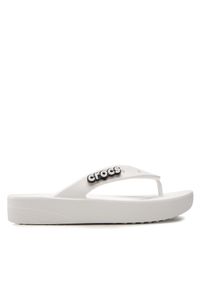 Crocs Japonki Classic Platform Flip W 207714 Biały. Kolor: biały. Obcas: na platformie