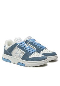 Tommy Jeans Sneakersy The Brooklyn Denim Leather EN0EN02578 Niebieski. Kolor: niebieski. Materiał: denim #5