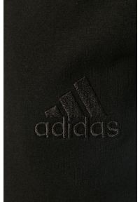 Adidas - adidas - Spodnie GK8827. Kolor: czarny. Wzór: nadruk #2