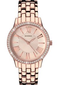 Zegarek Sekonda Zegarek damski Sekonda 2400 różowe złoto. Kolor: złoty, wielokolorowy, różowy #1