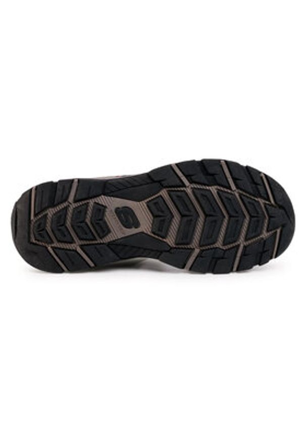 skechers - Skechers Sandały Hirano 204106/BRN Brązowy. Kolor: brązowy. Materiał: skóra