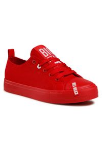 BIG STAR SHOES - Trampki Big Star Shoes HH274677 Red. Kolor: czerwony. Materiał: materiał