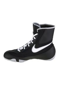 Buty Nike Machomai 2 M 321819-003 czarne. Kolor: czarny. Materiał: syntetyk, skóra, guma. Szerokość cholewki: normalna. Sport: fitness #4