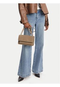 MICHAEL Michael Kors Torebka Claire 30T4GC7L3T Beżowy. Kolor: beżowy. Materiał: skórzane #1