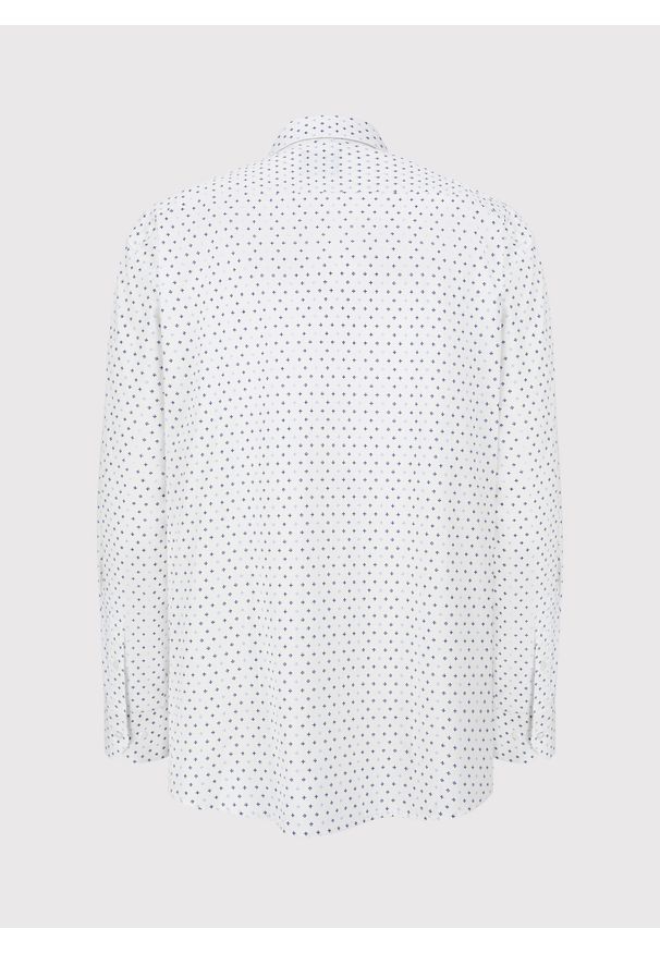 Pako Lorente - PAKO LORENTE – Koszula męska w mikrowzór. Materiał: bawełna, elastan. Długość rękawa: długi rękaw. Długość: długie