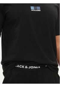 Jack & Jones - Jack&Jones Piżama Oscar 12258228 Czarny Standard Fit. Kolor: czarny. Materiał: bawełna #5