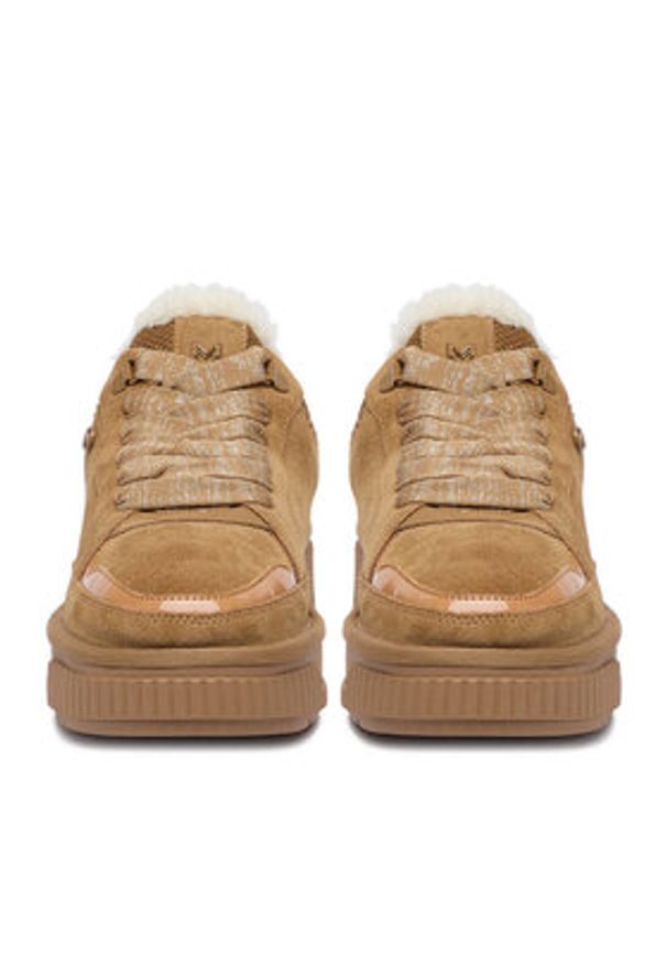 MEXX Sneakersy CEO-MI002011753W Brązowy. Kolor: brązowy. Materiał: skóra, zamsz