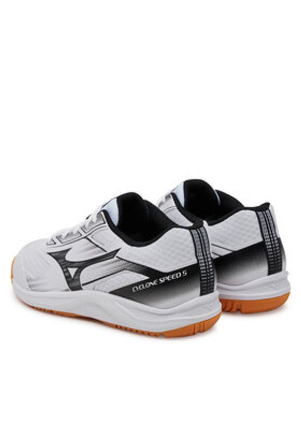 Mizuno Buty halowe Cyclone Speed 5 V1GA2580 Biały. Kolor: biały. Materiał: materiał