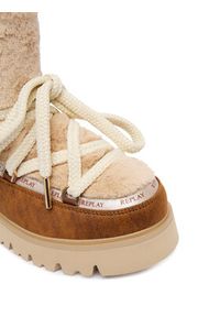 Replay - REPLAY Śniegowce GWF2H.000.C0019S Beżowy. Kolor: beżowy. Materiał: skóra #5