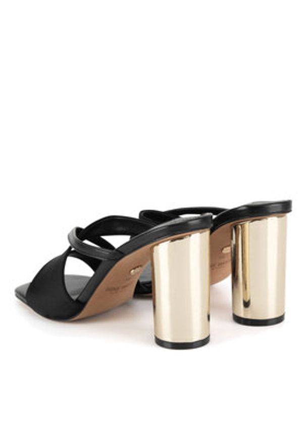 Nine West Klapki WSS21562-01 Czarny. Kolor: czarny. Materiał: materiał