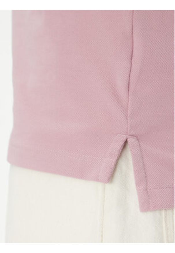 Lee Polo Pique 112363856 Fioletowy Regular Fit. Typ kołnierza: polo. Kolor: fioletowy. Materiał: bawełna