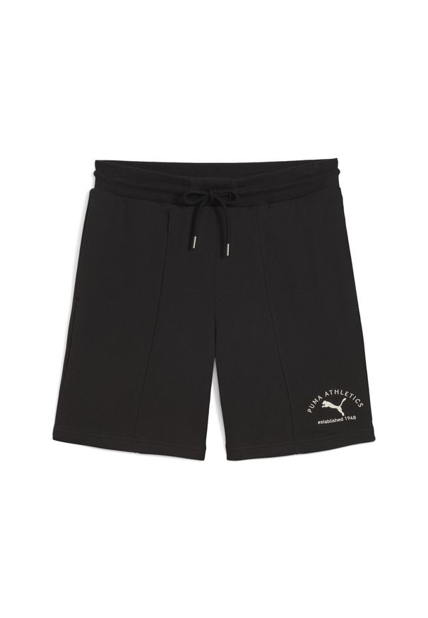 Puma - Męskie szorty PUMA Class 8" z zaszewkami PUMA Black. Kolor: czarny. Sport: fitness