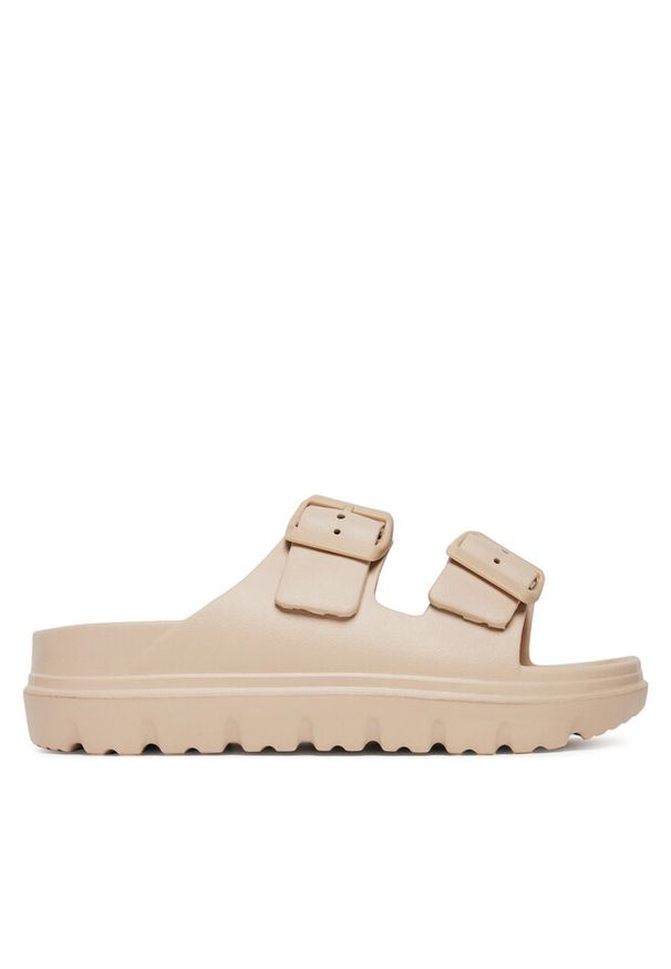 Klapki DeeZee. Kolor: beżowy