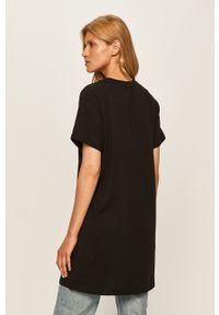 DKNY - Dkny - T-shirt. Okazja: na co dzień. Kolor: czarny. Materiał: bawełna, dzianina. Wzór: nadruk. Styl: sportowy, casual #4