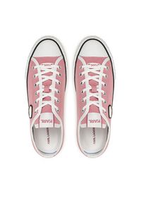 Karl Lagerfeld - KARL LAGERFELD Trampki KL60424 Różowy. Kolor: różowy. Materiał: materiał