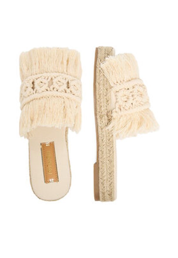 DeeZee Espadryle S294 Écru. Materiał: materiał