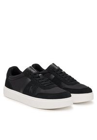 Calvin Klein Sneakersy Mixed Texture Lace Up Cupsole Trainers YM0YM01395 Czarny. Kolor: czarny. Materiał: skóra #4
