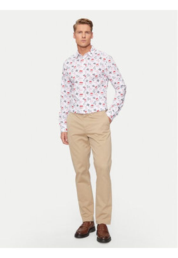 Only & Sons Koszula 22031026 Kolorowy Slim Fit. Materiał: bawełna. Wzór: kolorowy