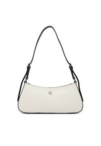 Calvin Klein Torebka Ck Canvas Small Shoulder Bag LV04F3347G Biały. Kolor: biały #1