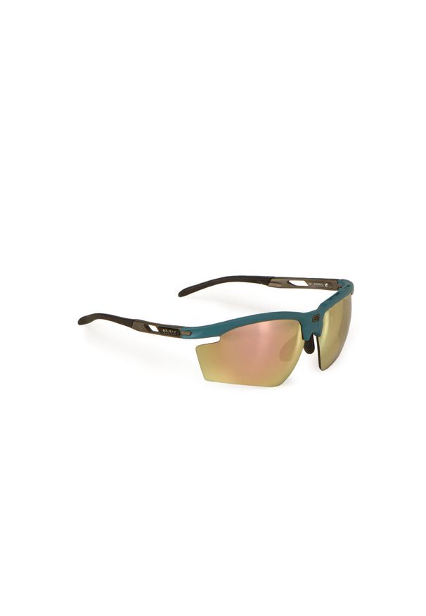 Okulary Rudy Project MAGNUS LIGHT TEAL MATTE - Multilaser Gold. Kolor: brązowy. Sport: turystyka piesza