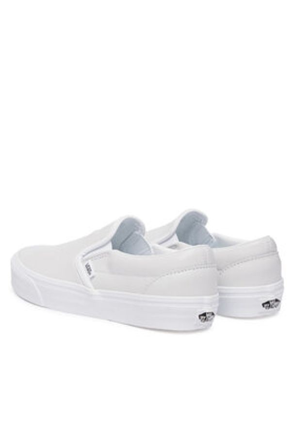 Vans Tenisówki Classic Slip-On VN000EACBPC1 Biały. Zapięcie: bez zapięcia. Kolor: biały. Materiał: skóra
