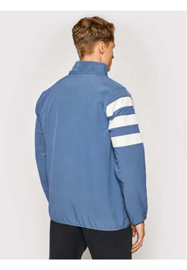 Adidas - adidas Kurtka anorak All Blacks All-Weather EH5571 Niebieski Regular Fit. Kolor: niebieski. Materiał: syntetyk