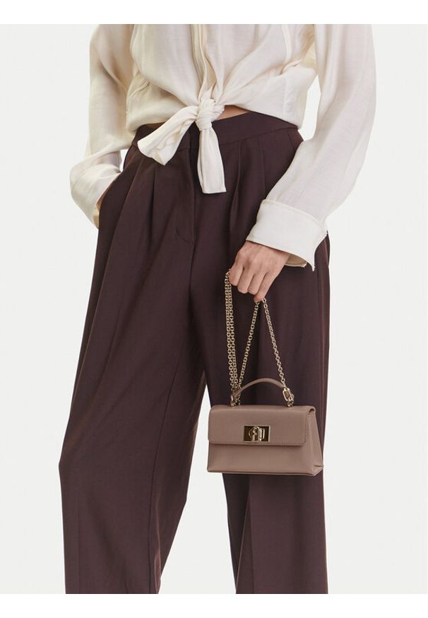 Furla Torebka 1927 WE00423 ARE000 CN 2572S Beżowy. Kolor: beżowy. Materiał: skórzane