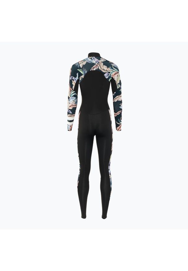 Pianka do pływania damska Hurley Plus Printed 3/2 mm Fullsuit. Kolor: czarny