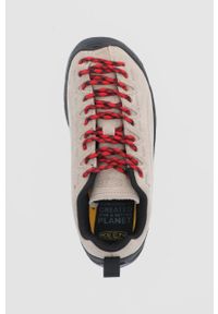 keen - Keen Buty Jasper damskie kolor beżowy. Zapięcie: sznurówki. Kolor: beżowy. Materiał: guma #4