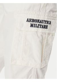 Aeronautica Militare Szorty materiałowe 251BE066CT1122 Biały Regular Fit. Kolor: biały. Materiał: bawełna #4