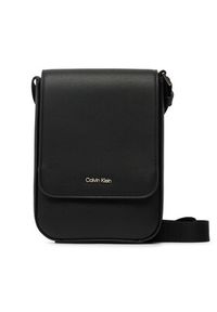 Calvin Klein Saszetka Raised Phone Crossbody LV04D1226G Czarny. Kolor: czarny. Materiał: skóra #5