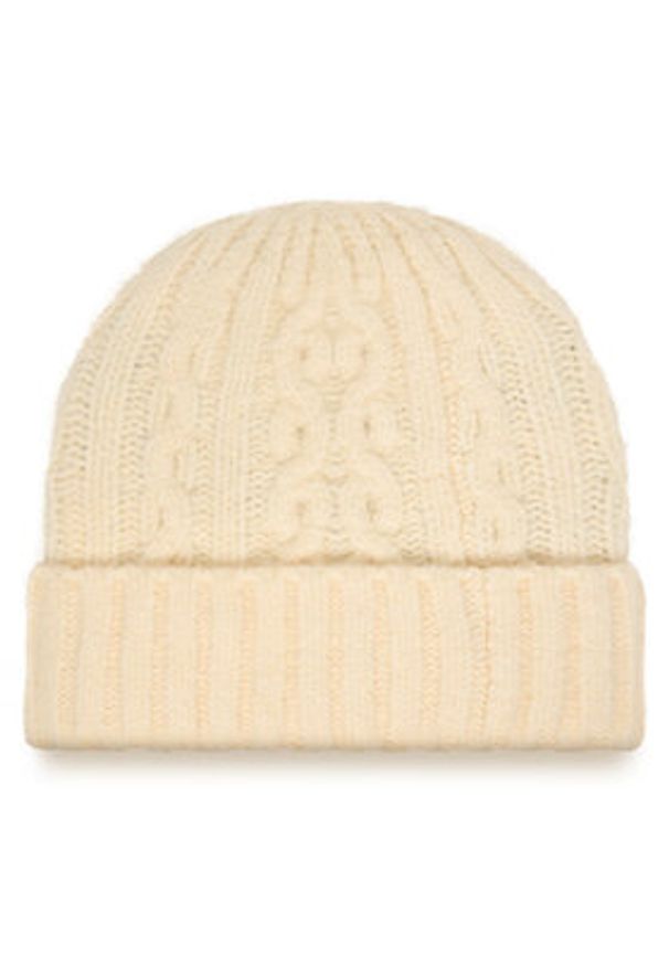 Coach Czapka CCL47 Écru. Kolor: kremowy. Materiał: poliester