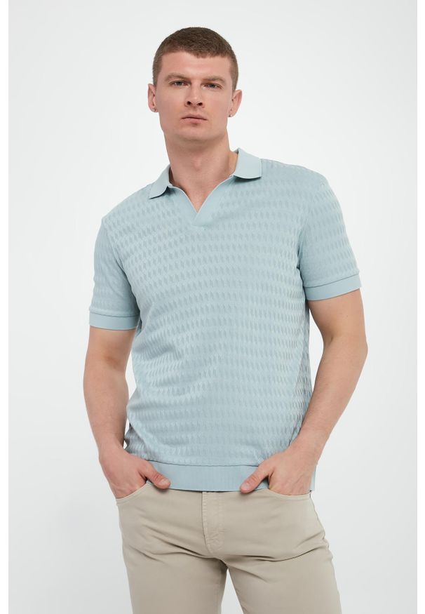 Polo męskie Cleison JOOP!. Typ kołnierza: polo