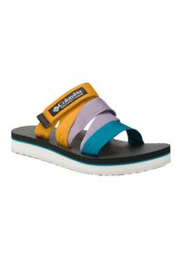 columbia - Klapki turystyczne damskie Columbia Alava Slide. Okazja: na plażę. Kolor: wielokolorowy. Styl: sportowy