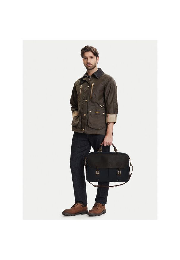 Aktówka Barbour. Kolor: niebieski