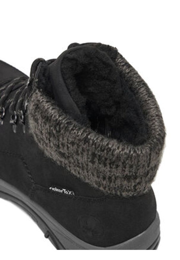 Rieker Trzewiki CEO-M9610-00 Czarny. Kolor: czarny. Materiał: materiał, syntetyk