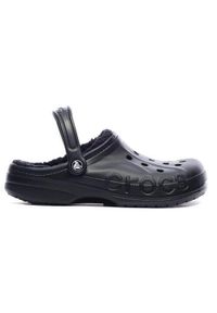 Buty do chodzenia męskie Crocs Baya Lined Clog. Zapięcie: bez zapięcia. Kolor: czarny. Materiał: syntetyk, materiał, tkanina. Szerokość cholewki: normalna. Sport: turystyka piesza #1