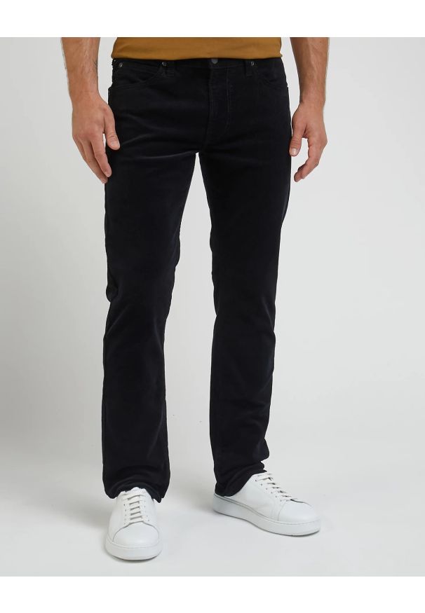 Lee - LEE MĘSKIE SPODNIE JEANSOWE DAREN ZIP FLY BLACK 112342357