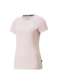 Koszulka fitens damska Puma ESS+ Embroidery Tee. Kolor: różowy. Sport: fitness #1