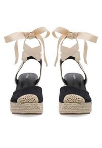 DeeZee Espadryle WS2509-001 Czarny. Kolor: czarny. Materiał: materiał #6