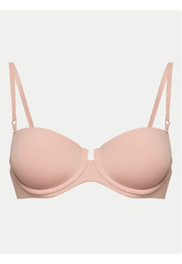 Calvin Klein Underwear Biustonosz balkonetka 000QF7292E Różowy. Kolor: różowy. Materiał: syntetyk