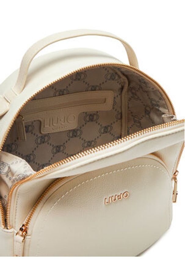 Liu Jo Plecak M Backpack AA5157 E0058 Écru. Materiał: skóra