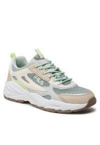 Sneakersy Fila. Kolor: zielony. Materiał: skóra #1