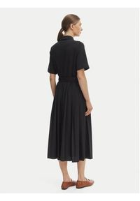 TOMMY HILFIGER - Tommy Hilfiger Sukienka codzienna WW0WW48756 Czarny Regular Fit. Okazja: na co dzień. Kolor: czarny. Materiał: bawełna. Typ sukienki: proste. Styl: casual #5